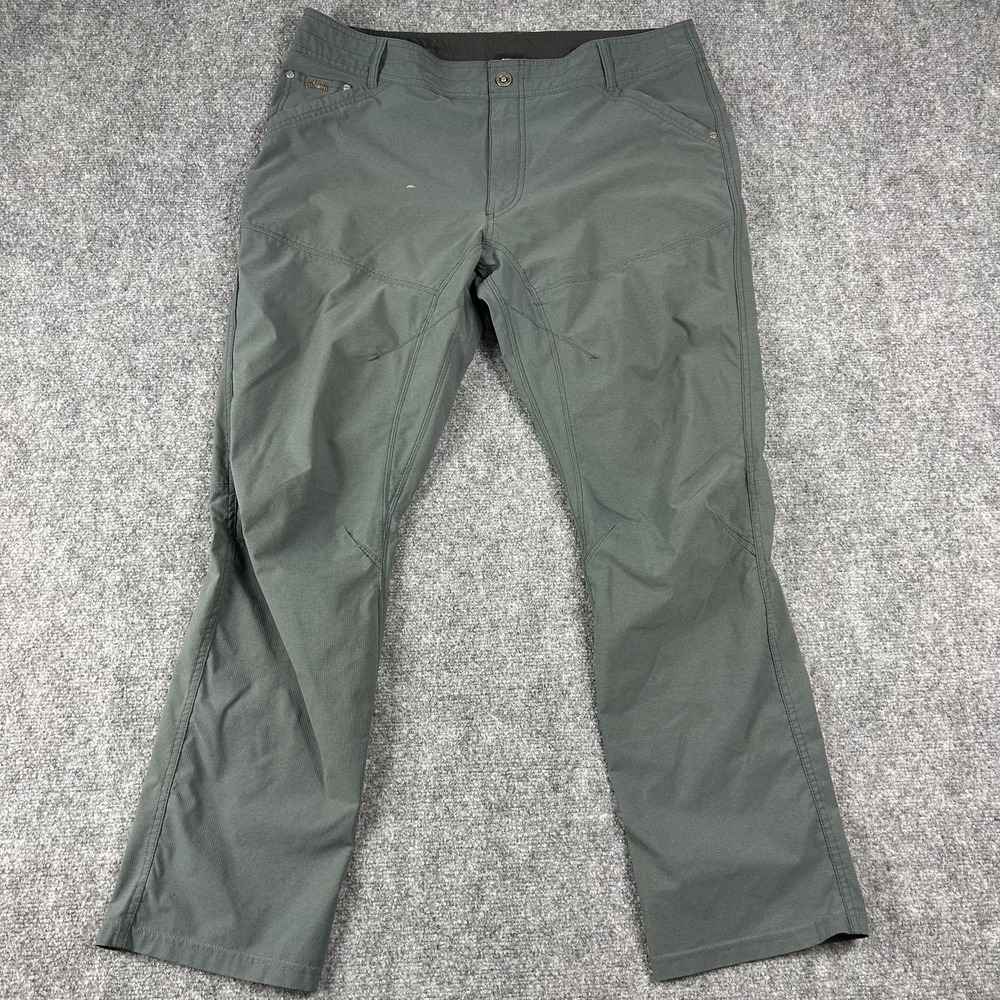 Kuhl Pants Mens 38x32‎ Gray Silencr Ripstop Hiking Outdoor Stretch Trail